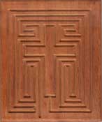 African Padauk Finger Labyrinth